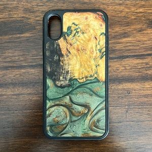 iPhone XS Case - Wood/Resin design
